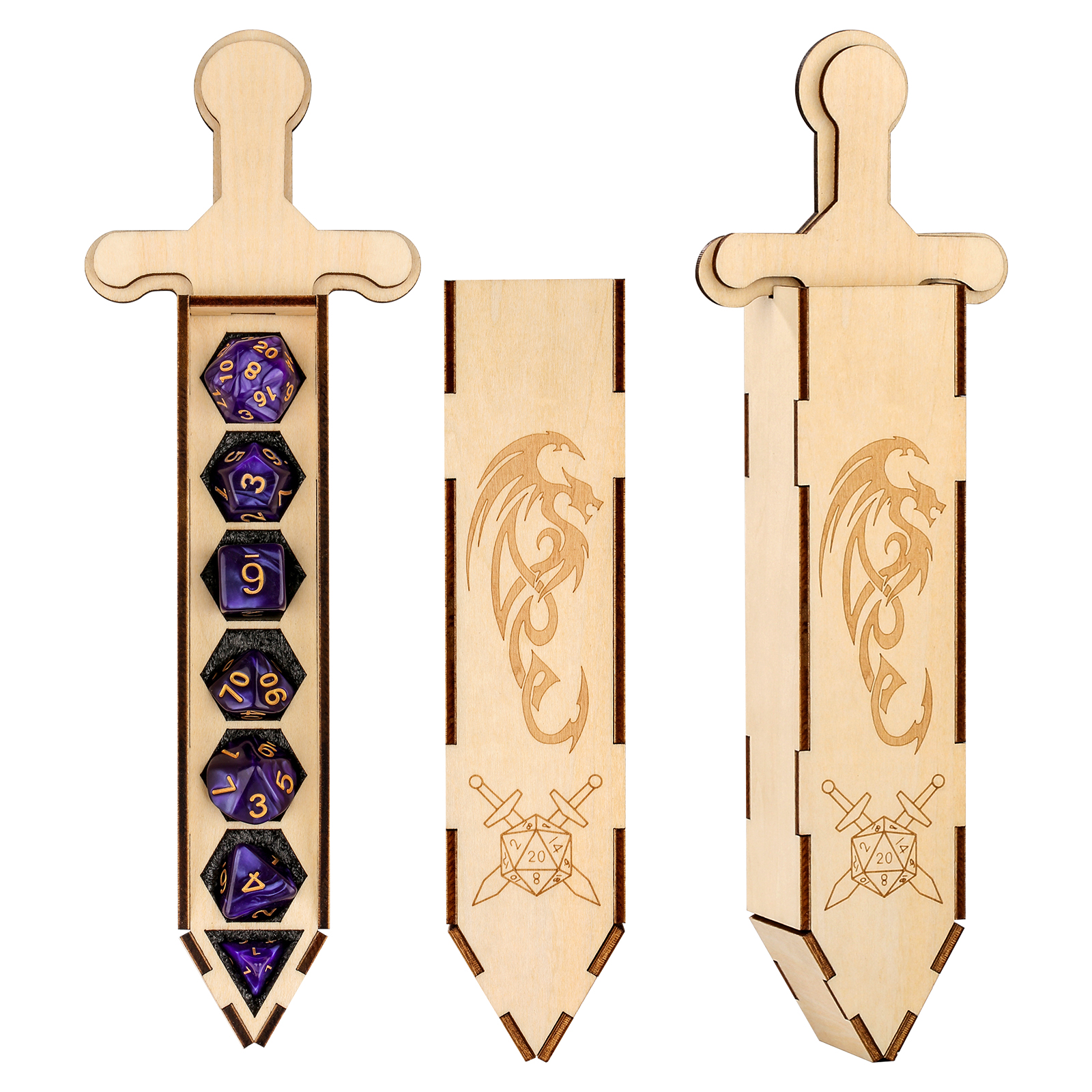 Sword Dice Storage Box-Dragon Tooth Blade