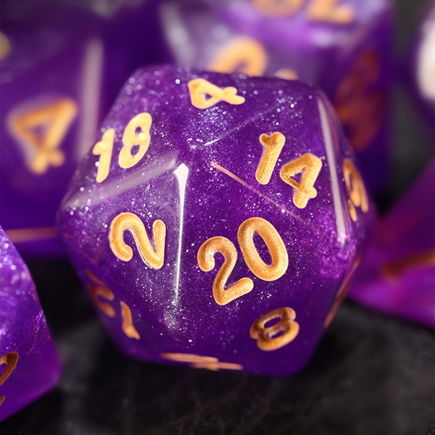 Mythic Starlight - Purple Dice Set