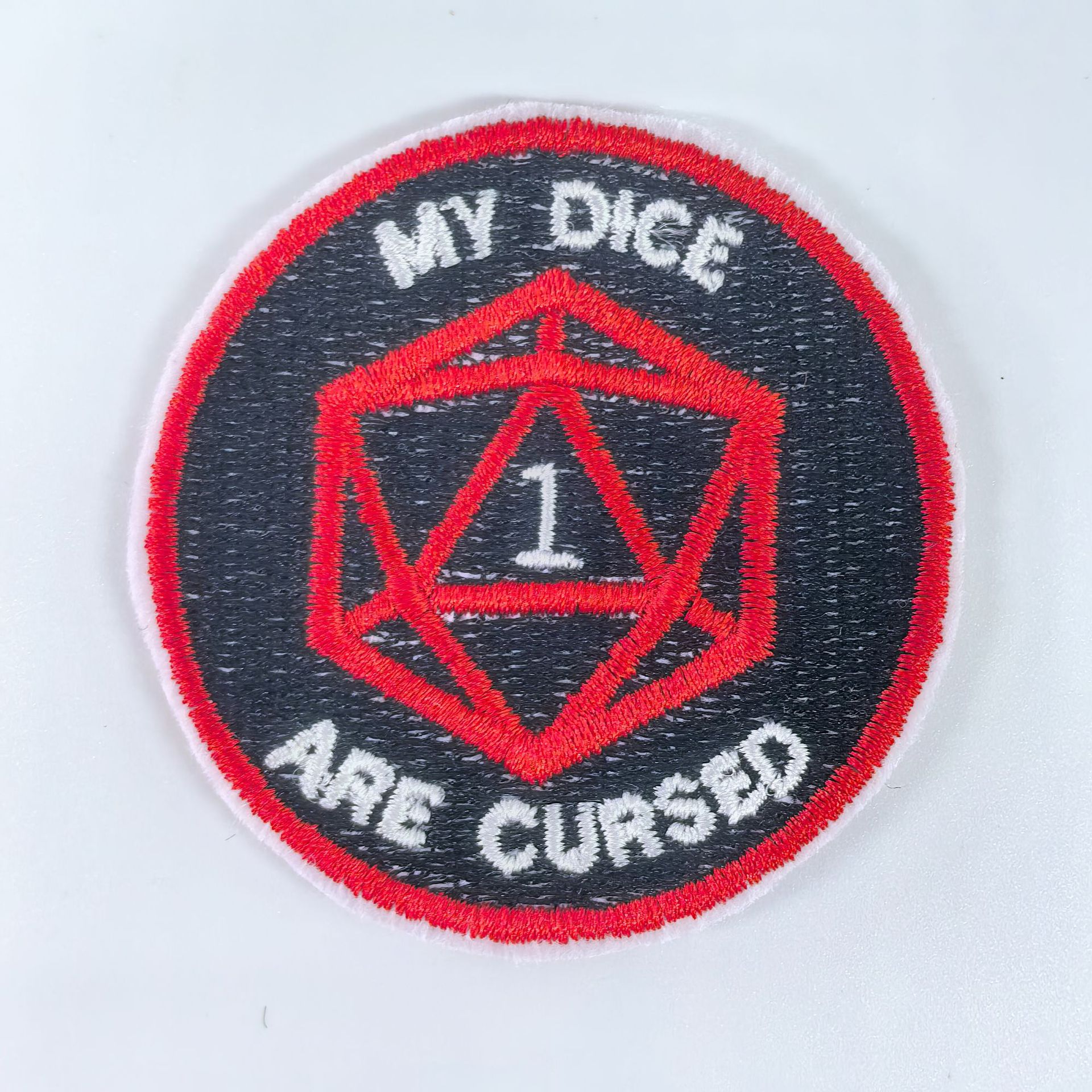 Dice Embroidery DIY Cloth Patch