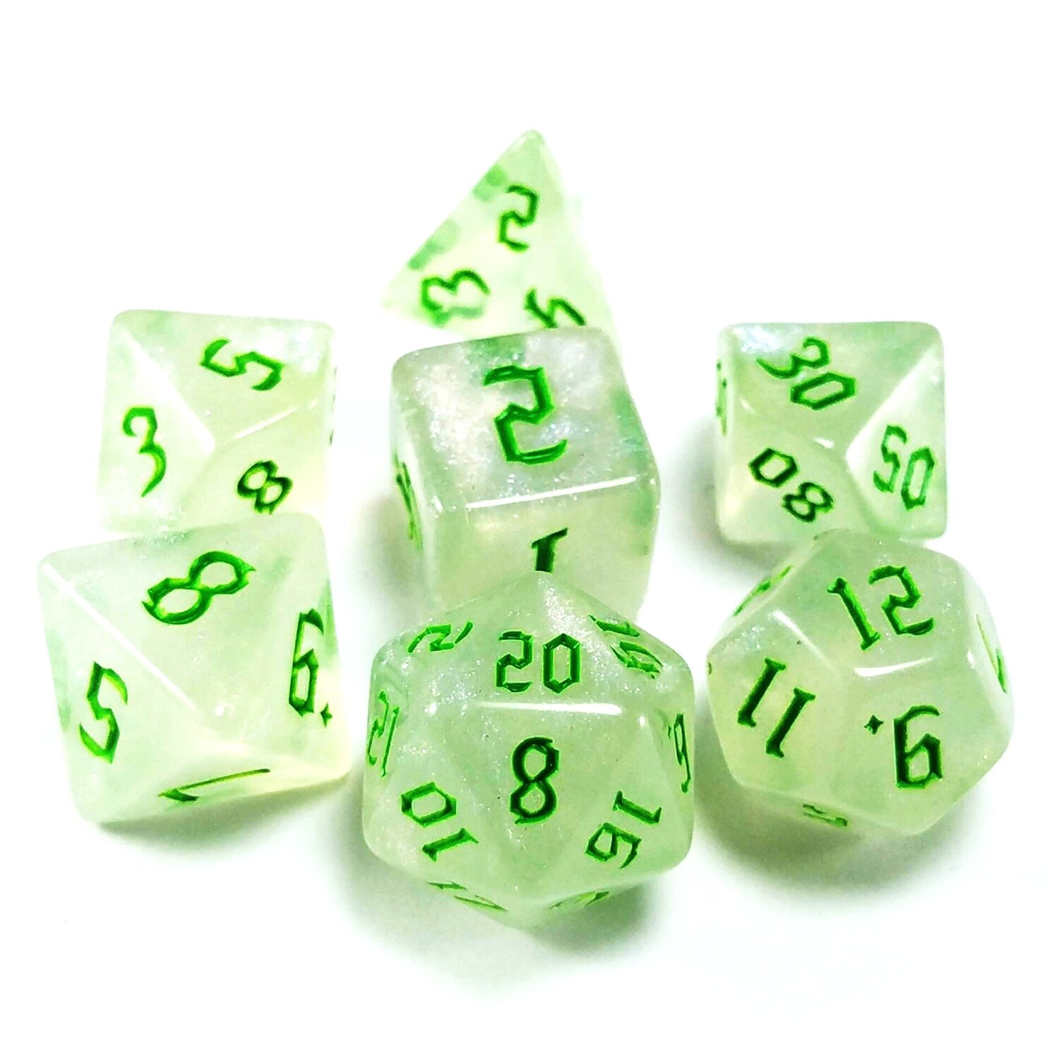OPAL BLADE : VERIDIANCE DICE SET