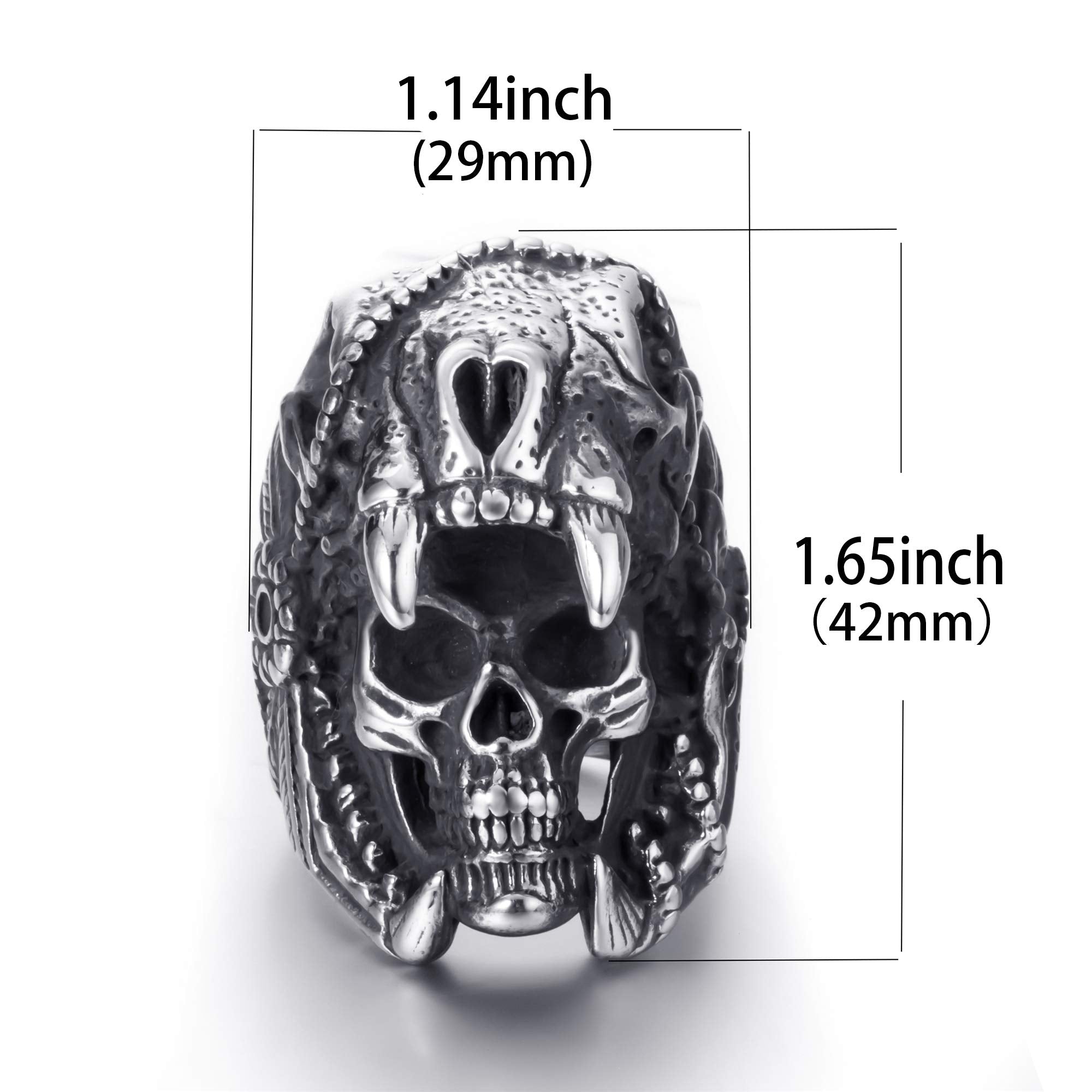 Vintage Indian Cheetah Warrior Biker Punk Jewelry