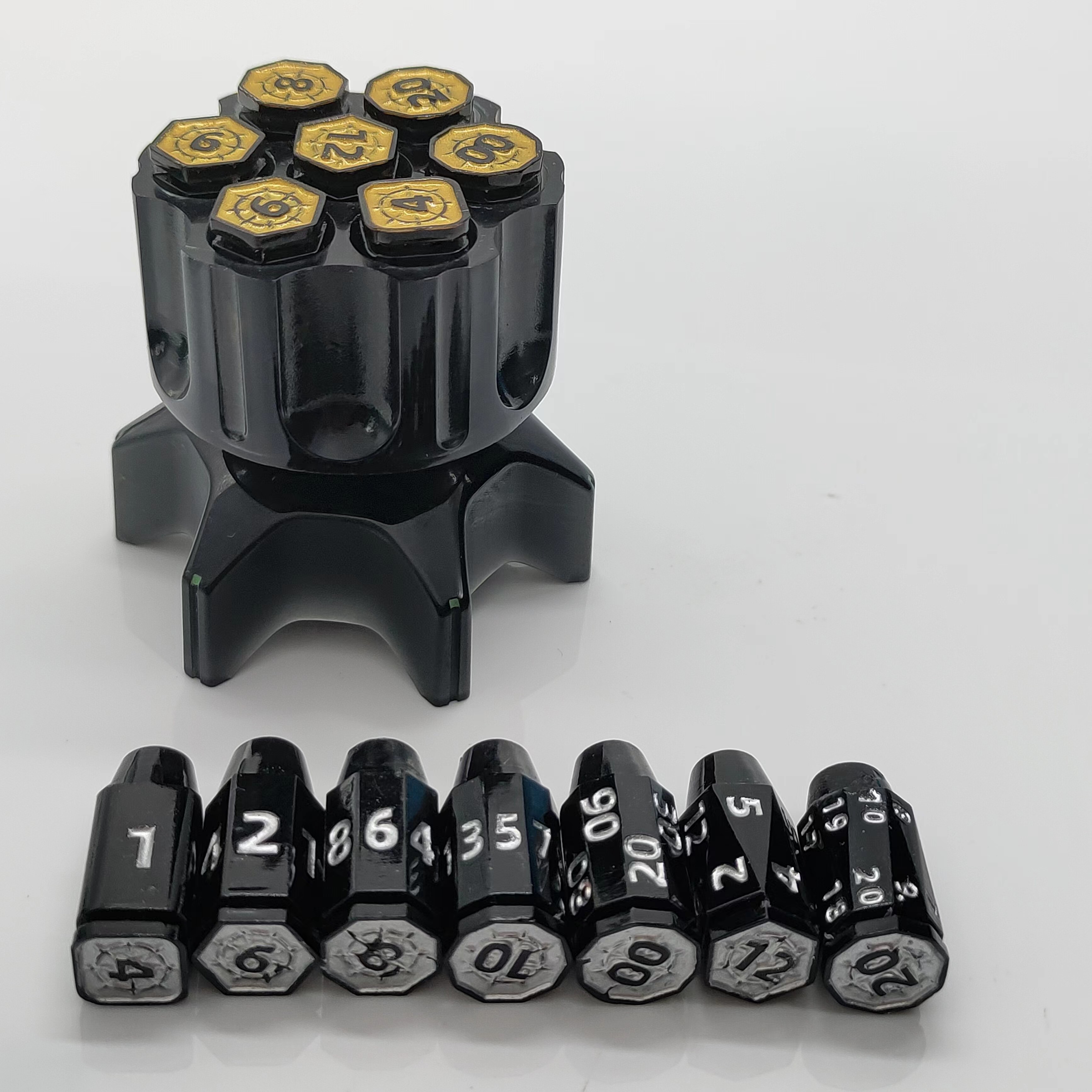 Spin D6 Bullet Dice Revolver Barrel