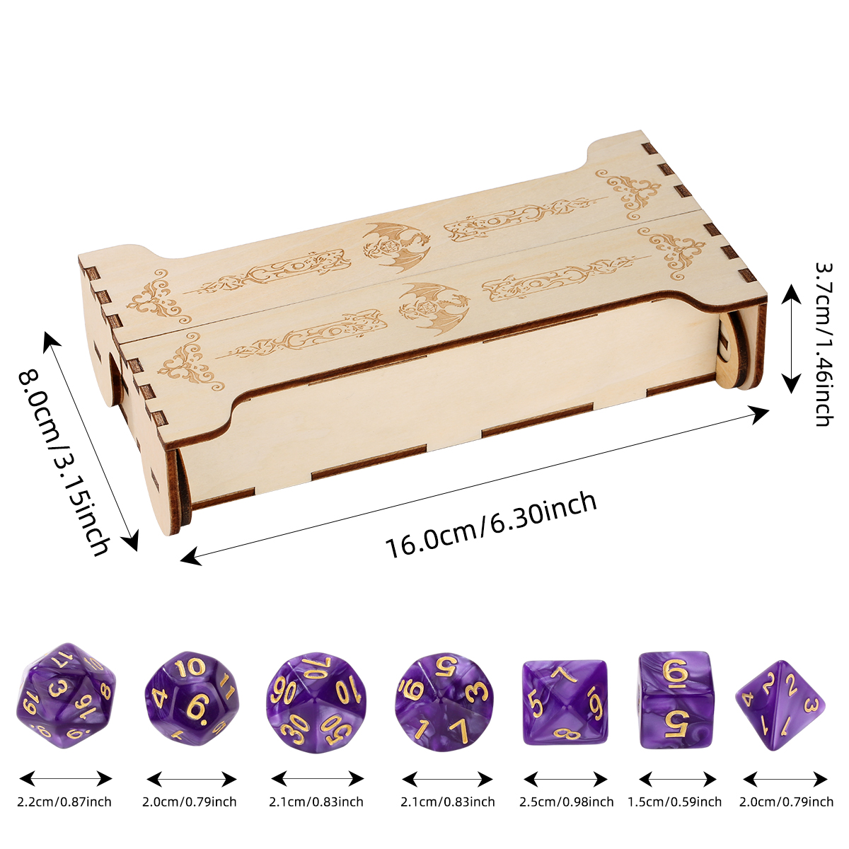 Dragon's Hoard Dice Vault & Rolling Tray