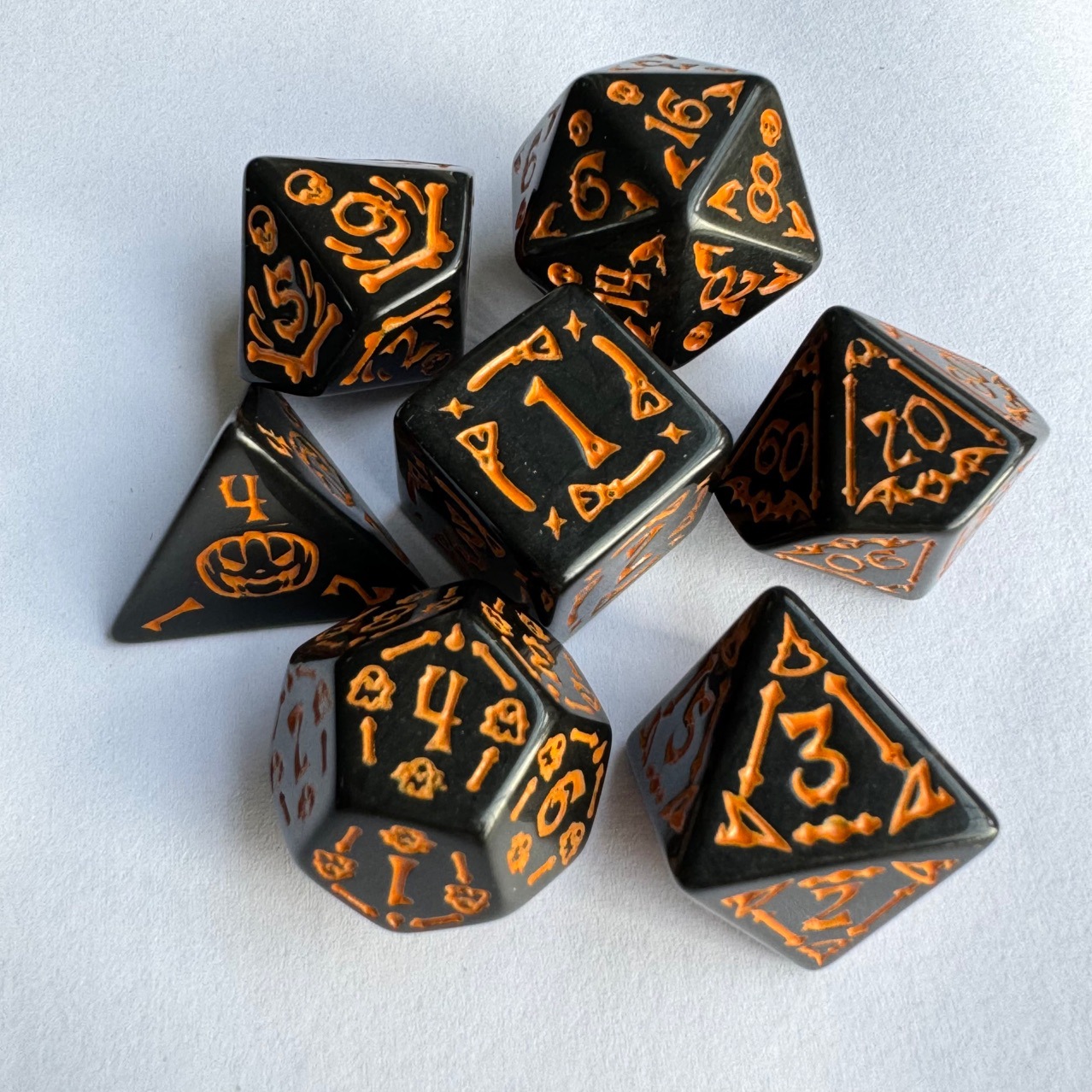 Halloween element multi-sided dice