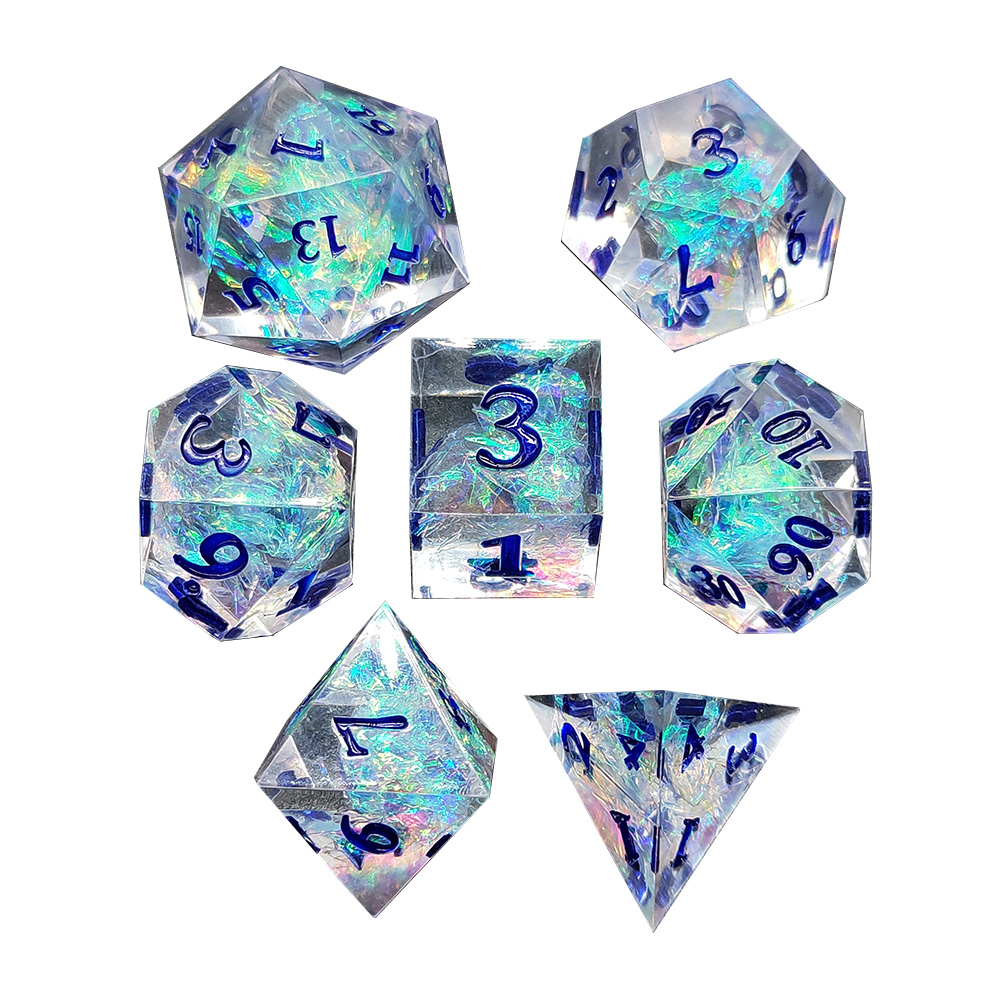 Color Bar Resin Dice Set