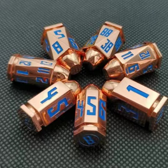 New D6 Bullet Dice Set
