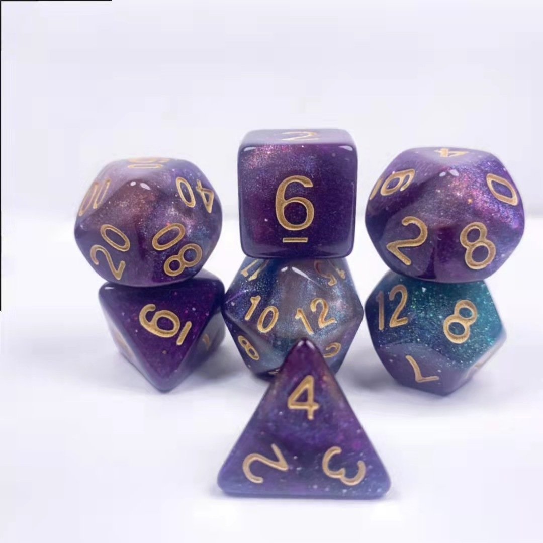 Three Color Chameleon Dice Set