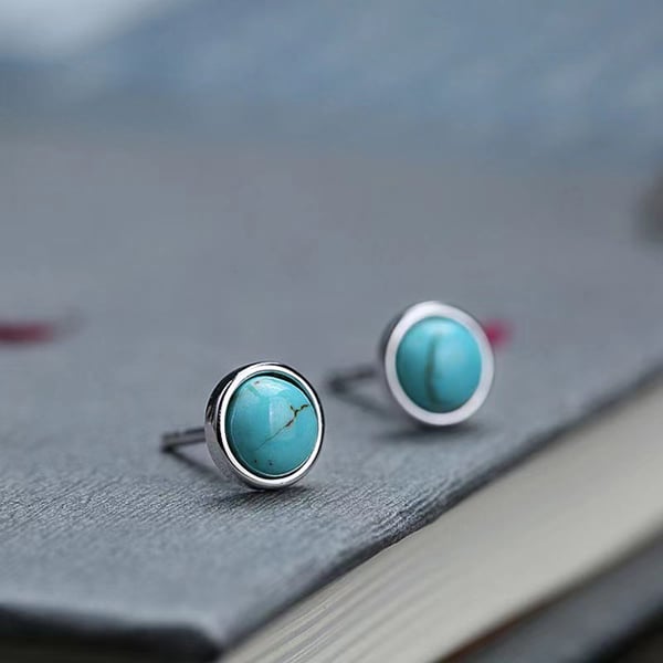 Turquoise small earrings