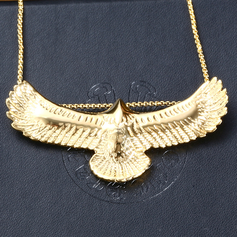 Eagle hip hop necklace