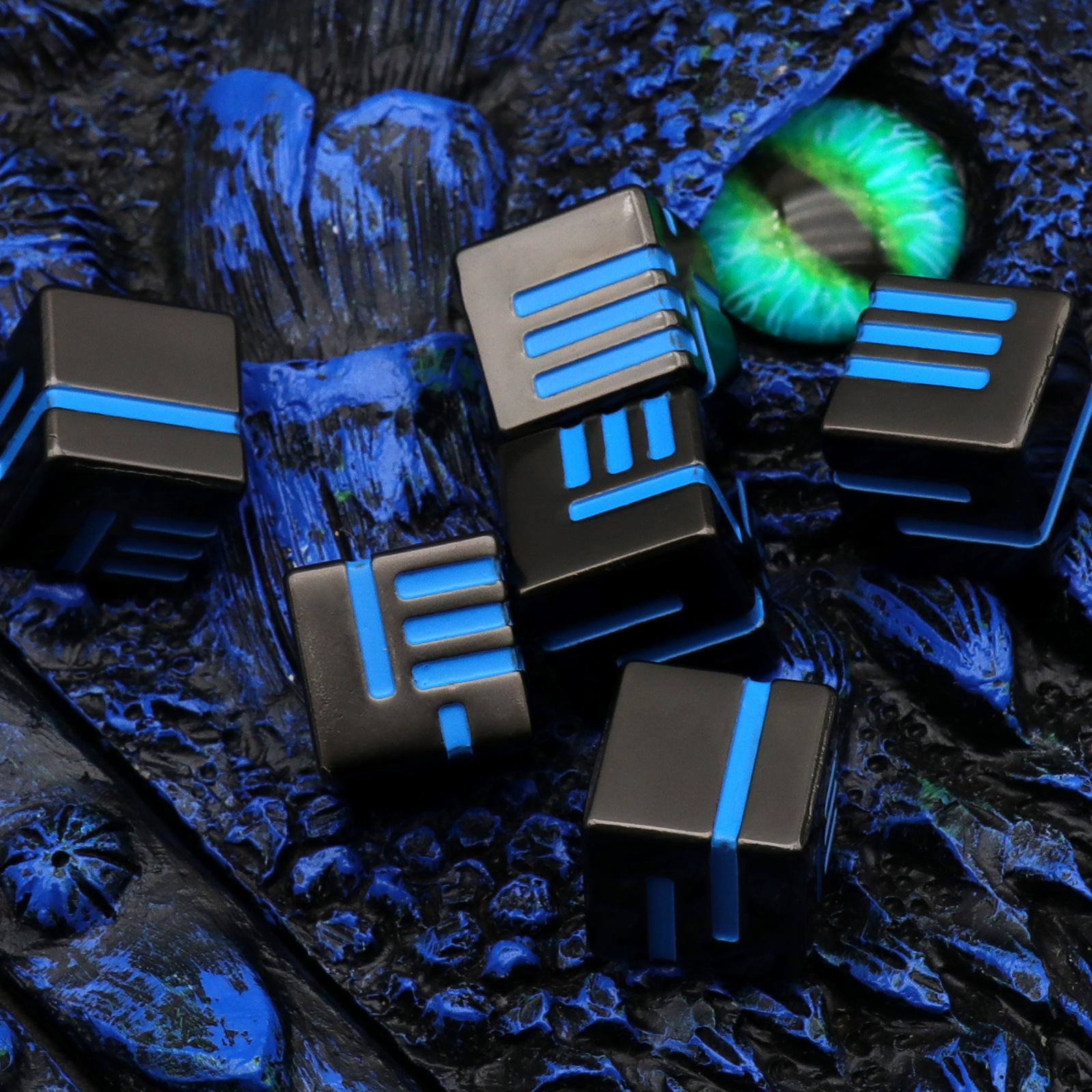 D6  Game Metal dice with Redesign Concept