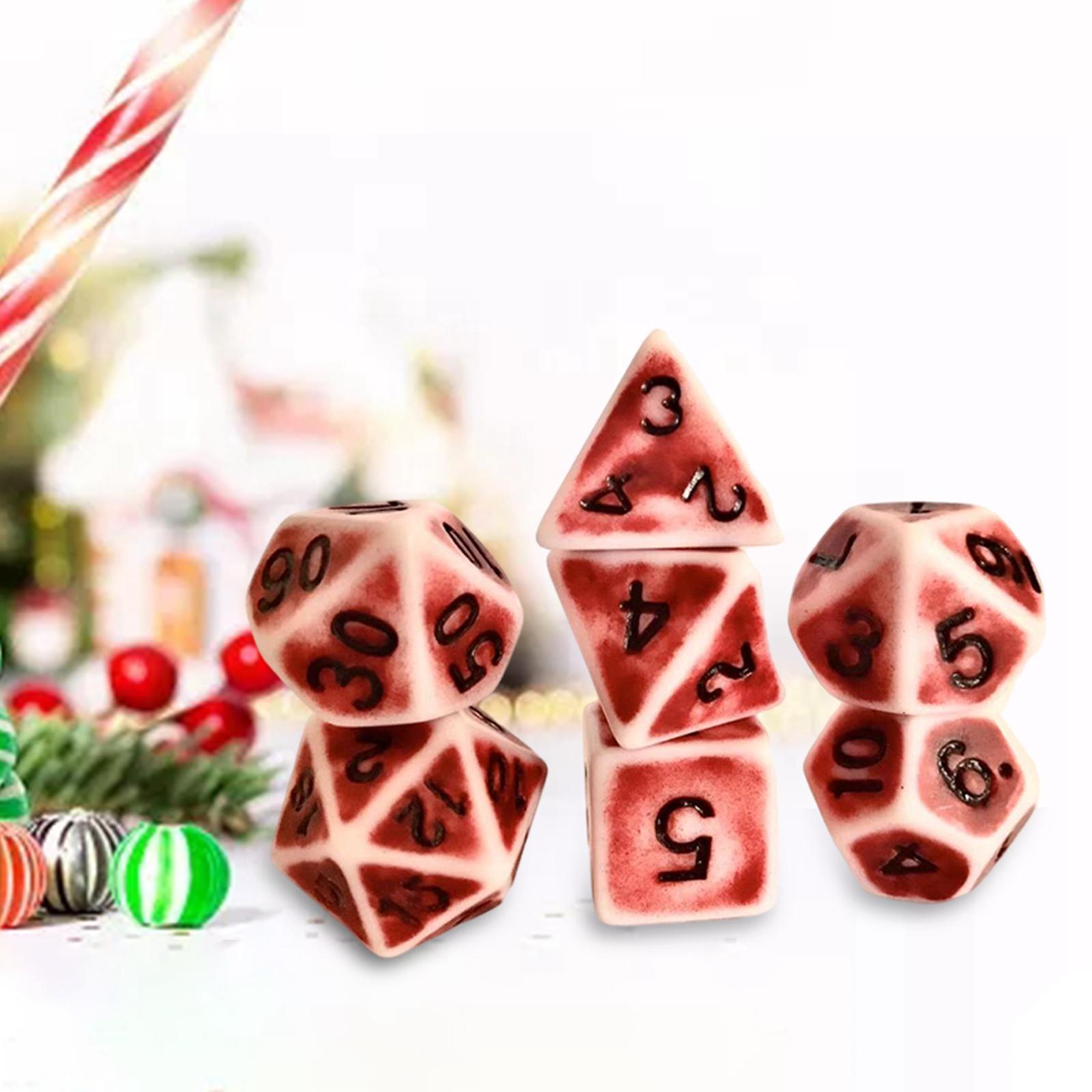 Retro Distressed Dice Set
