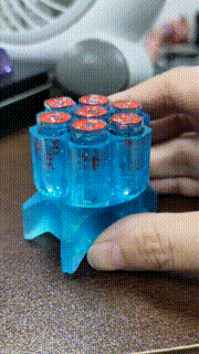 Spin D6 Bullet Dice Revolver Barrel