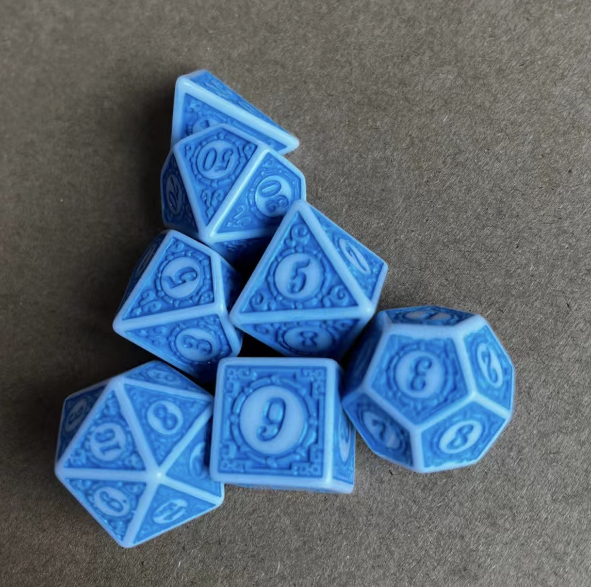 Vintage Graphic Dice Set