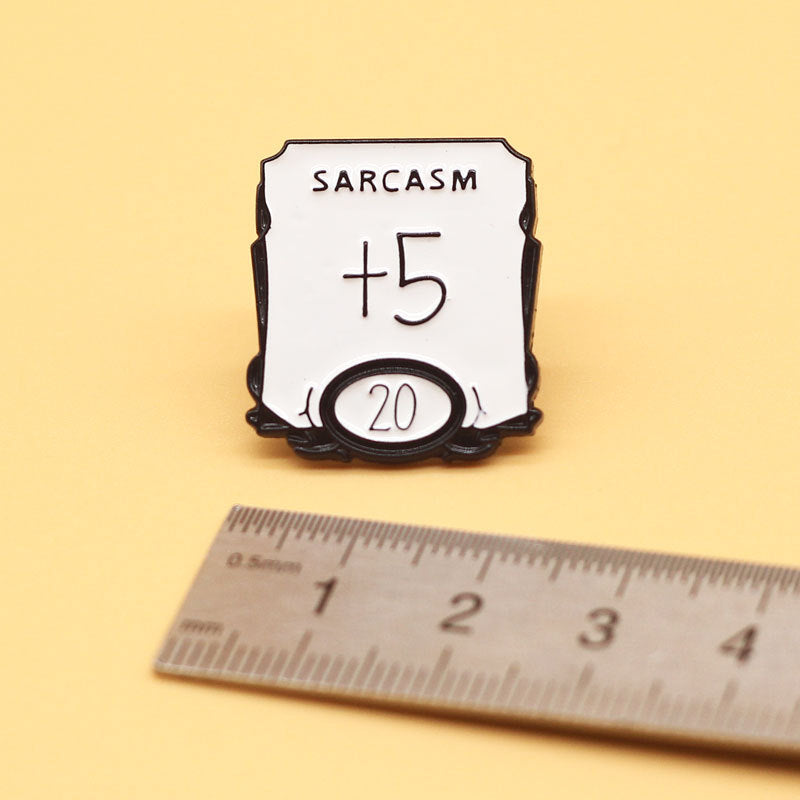 Sarcastic D&D Dungeons and Dragons Badge 