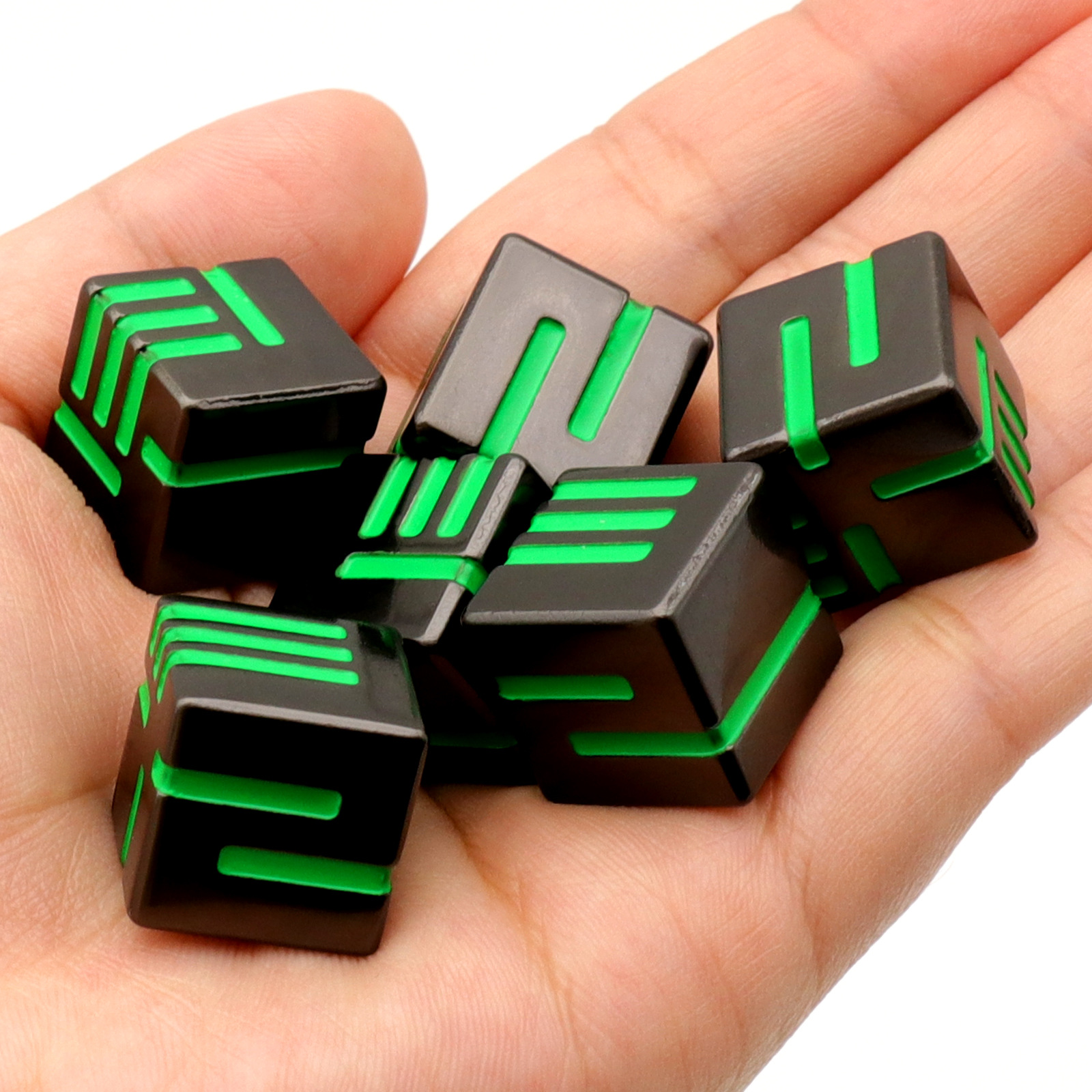 D6  Game Metal dice with Redesign Concept