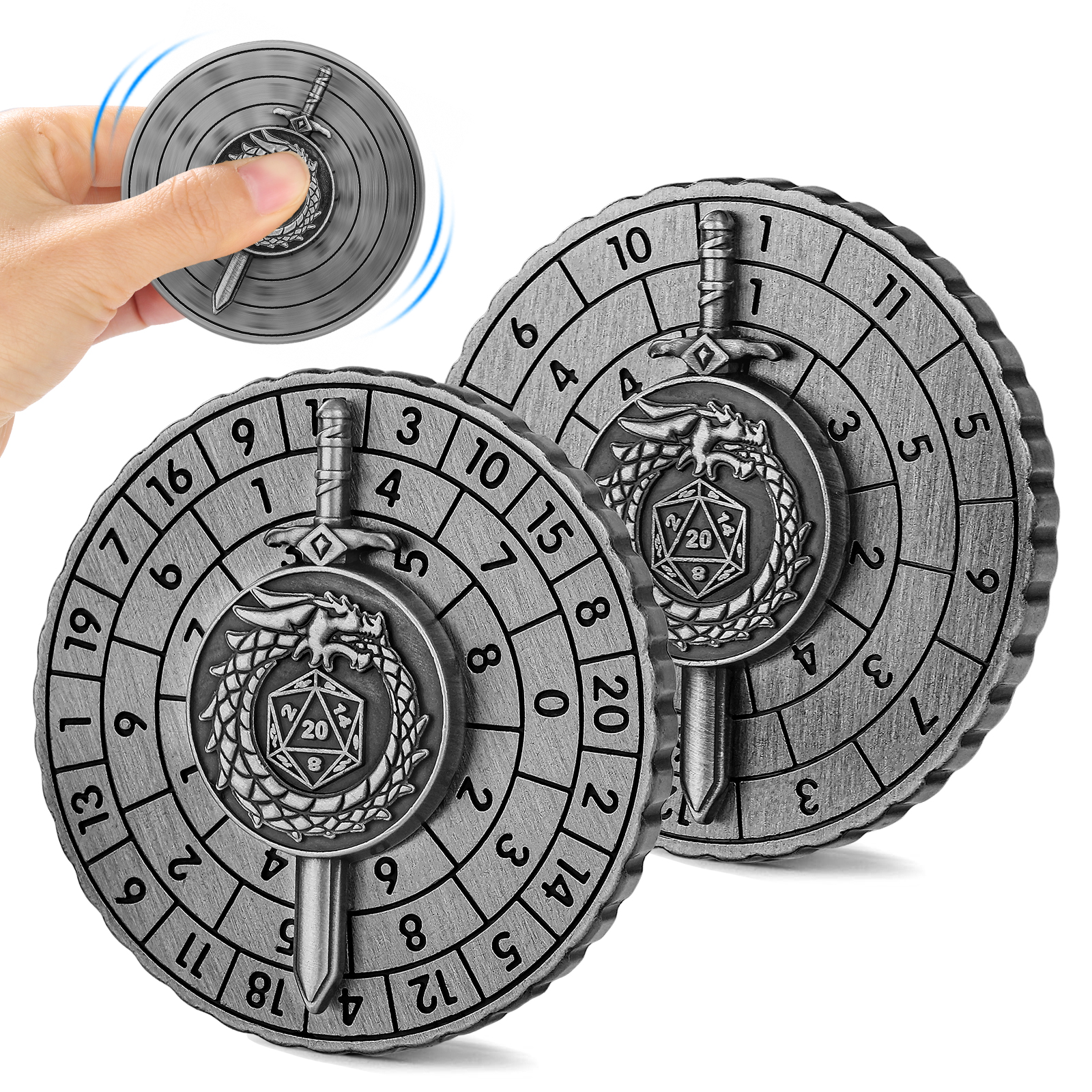 Dragon Sword Spinner Dice Roller