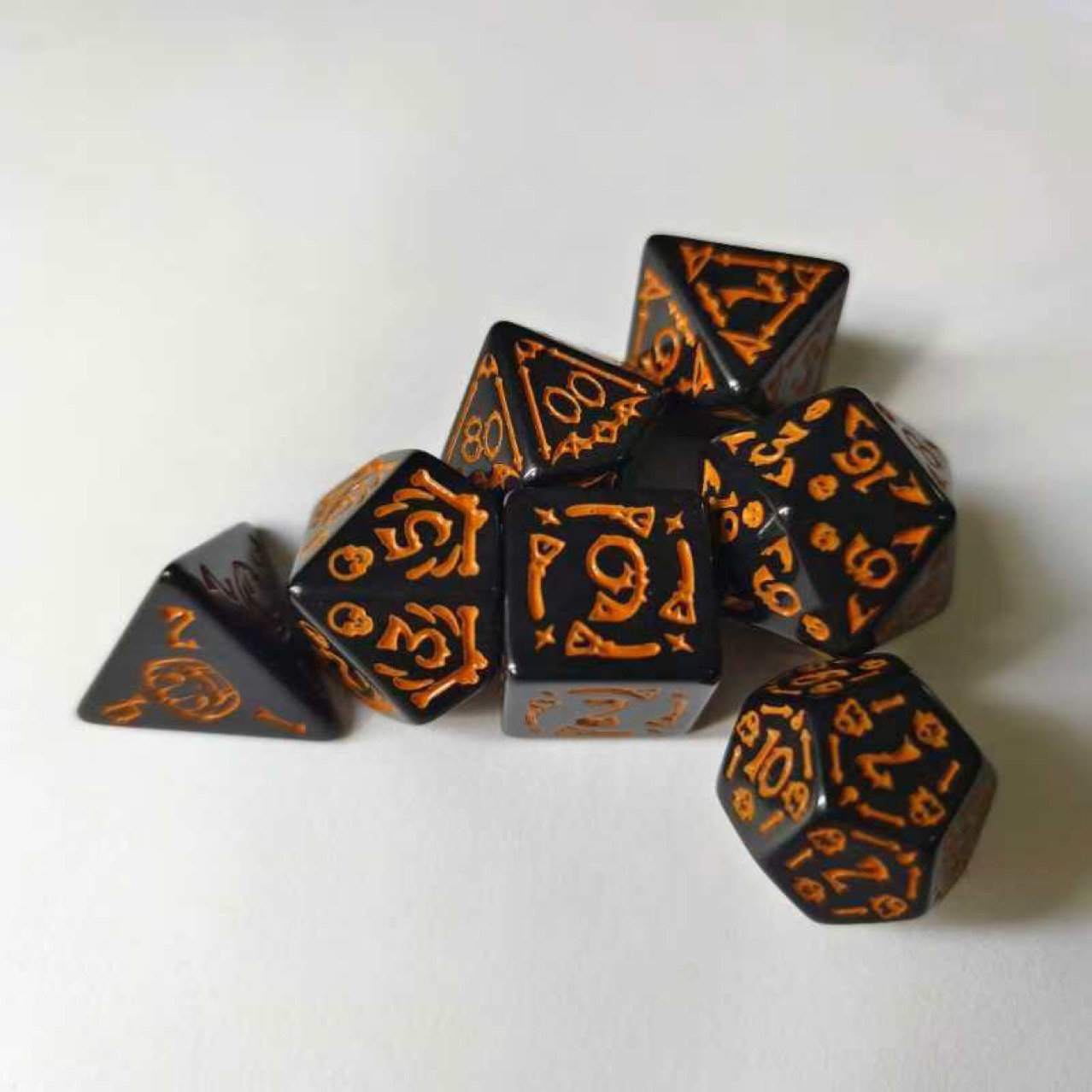 Halloween element multi-sided dice