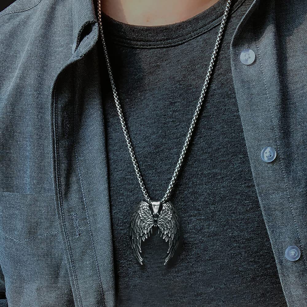 Angel wings necklace
