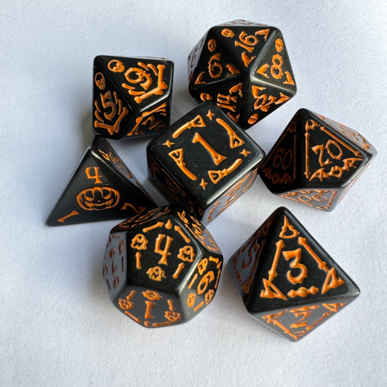 Halloween element multi-sided dice