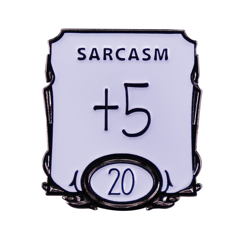 Sarcastic D&D Dungeons and Dragons Badge 