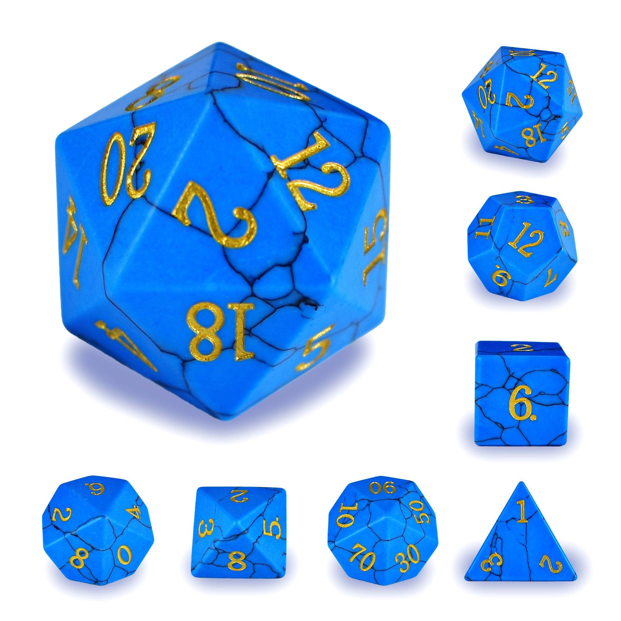 Neptune Blue Gemstone Polyhedral Set