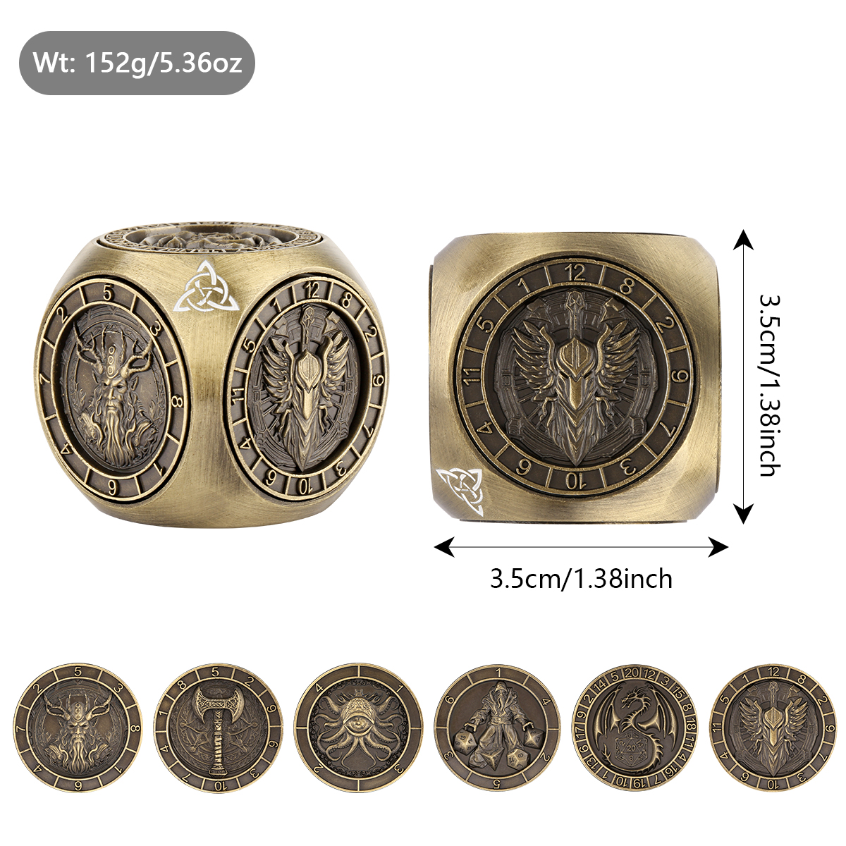 Rotating Orb Dice Generator