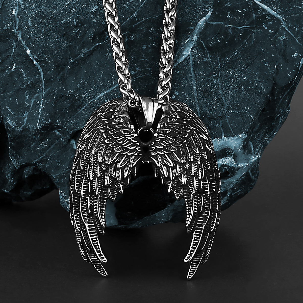 Angel wings necklace
