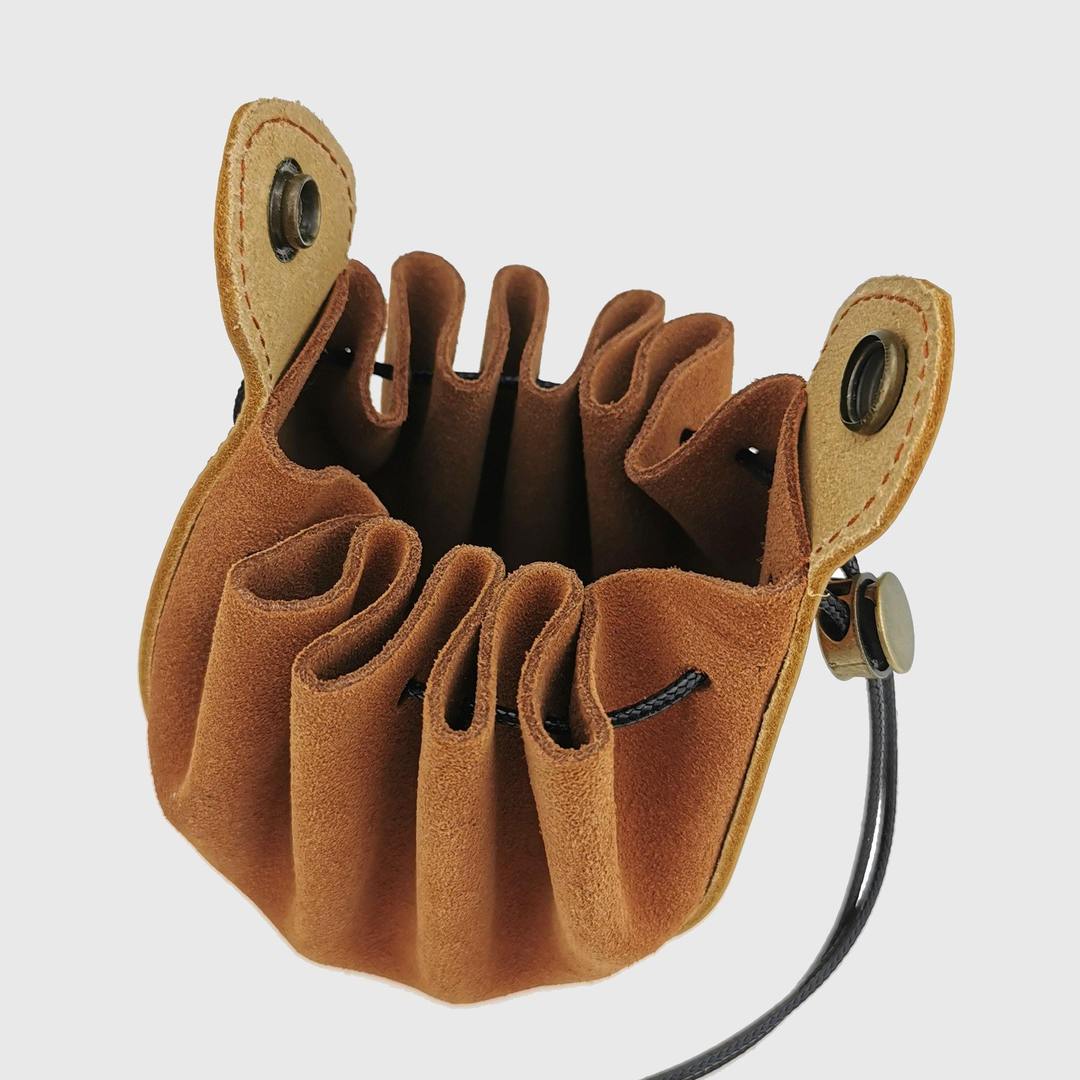 Handmade Leather Celtic Dice Bag & Tray