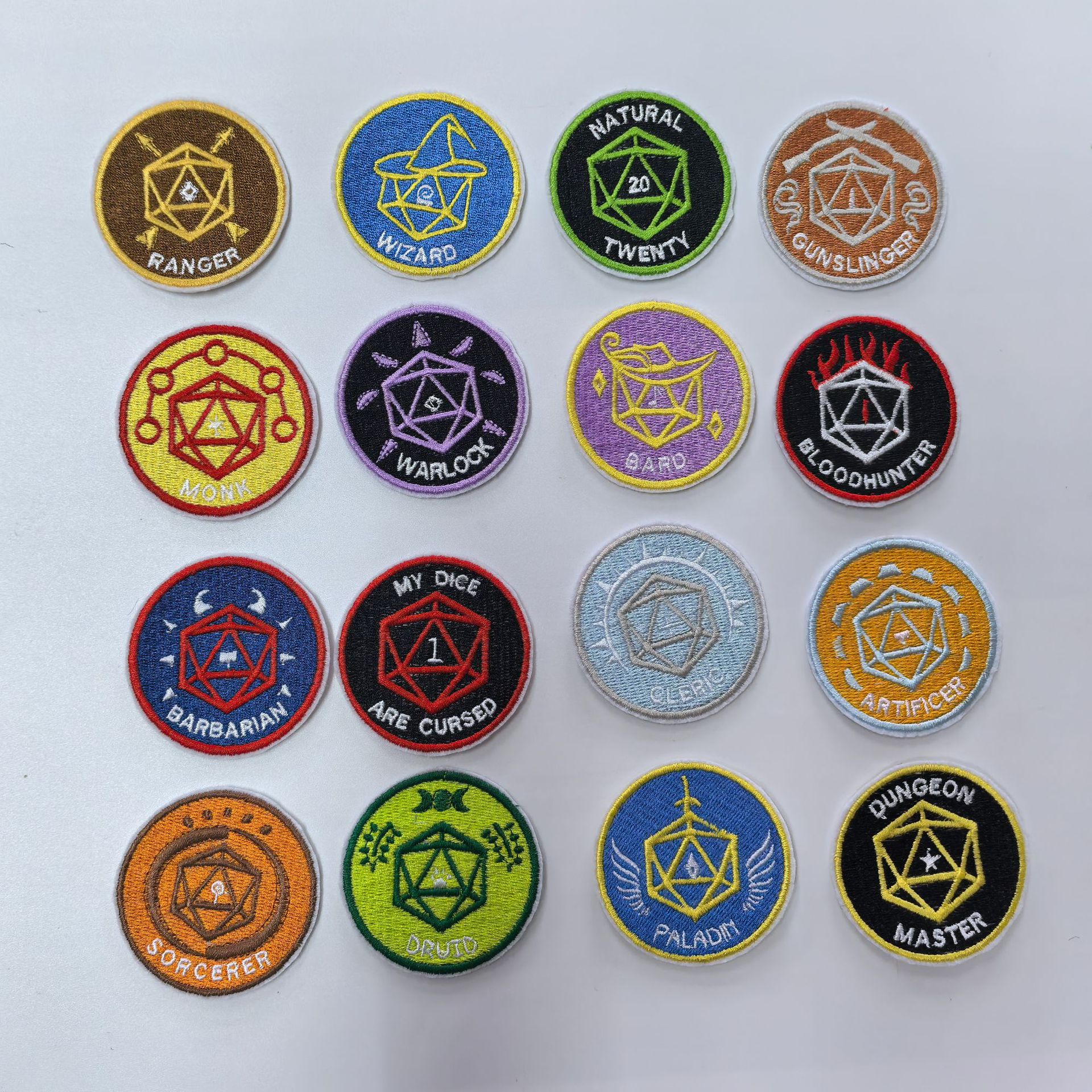 Dice Embroidery DIY Cloth Patch