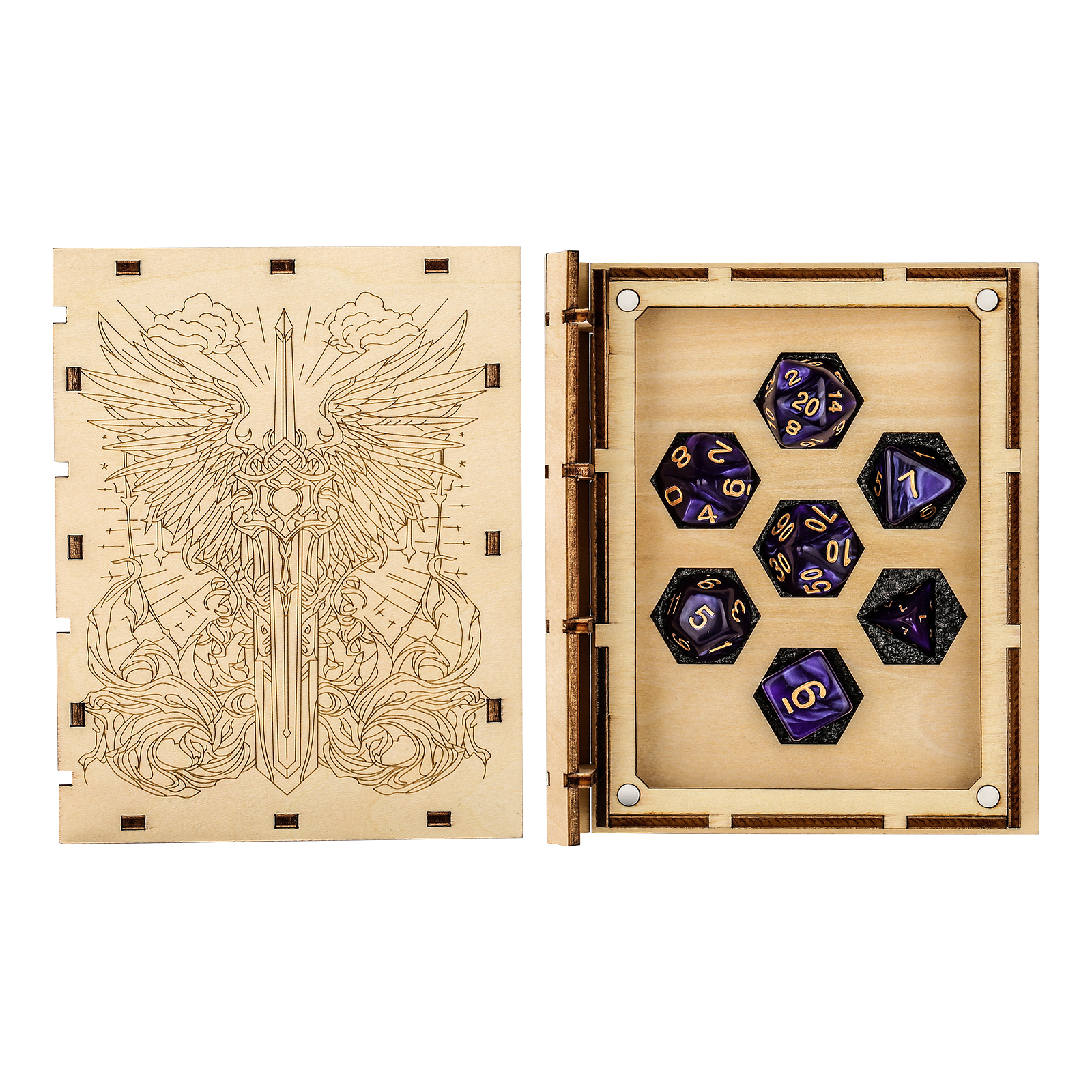 Guardian's Wing Dice Vault and Tray