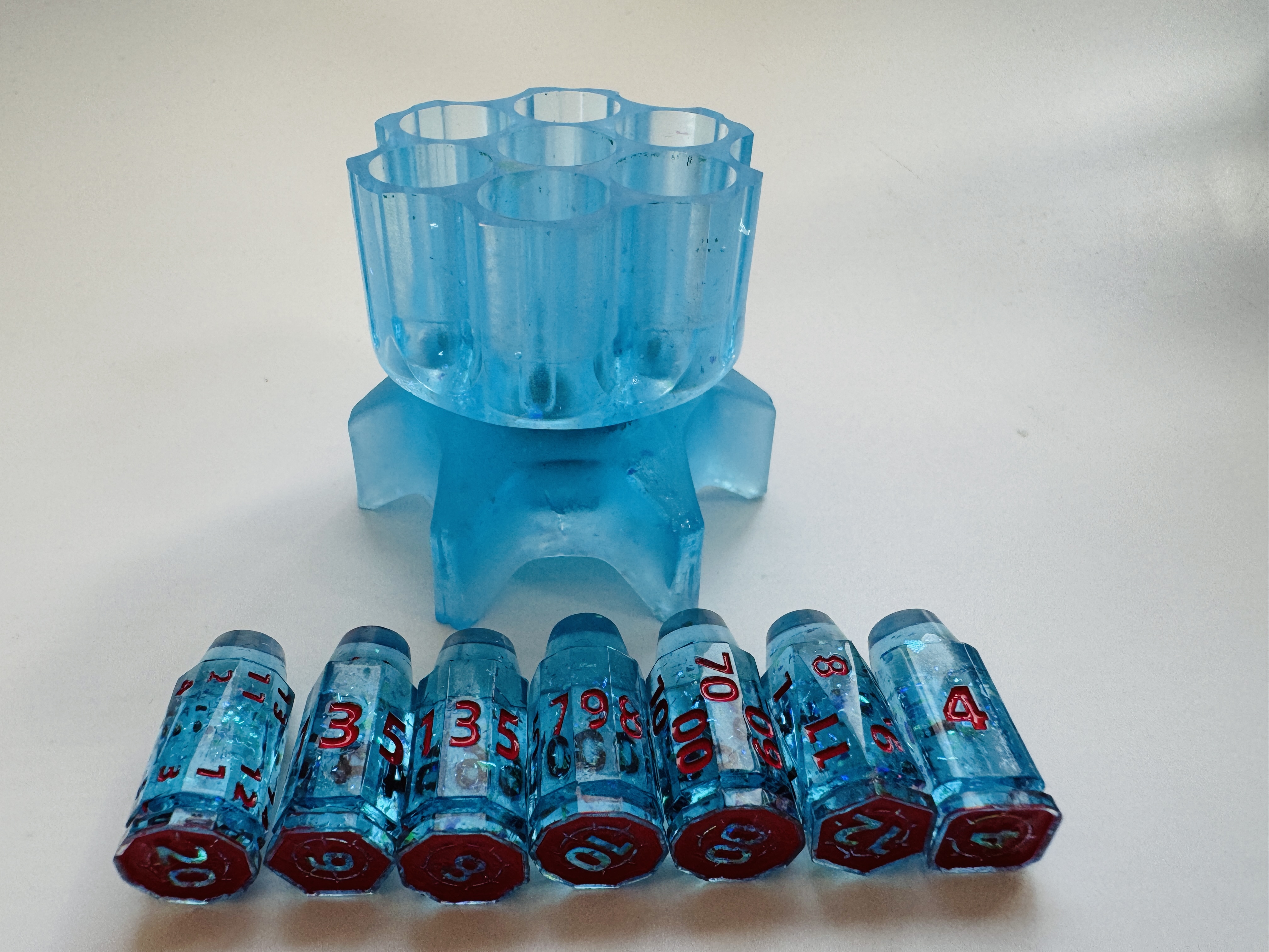 Spin D6 Bullet Dice Revolver Barrel