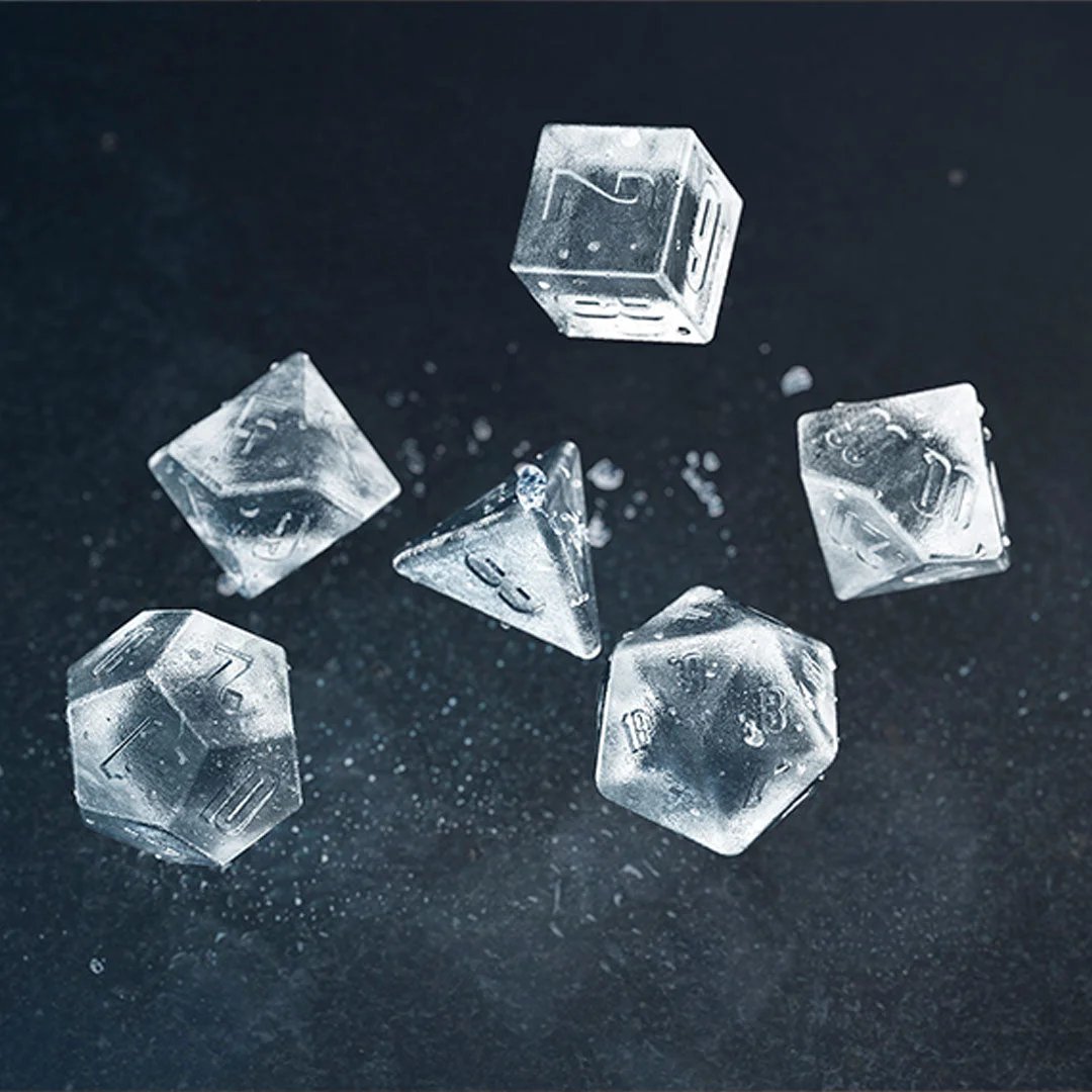 POLYHEDRAL ICE DICE CUBE TRAY