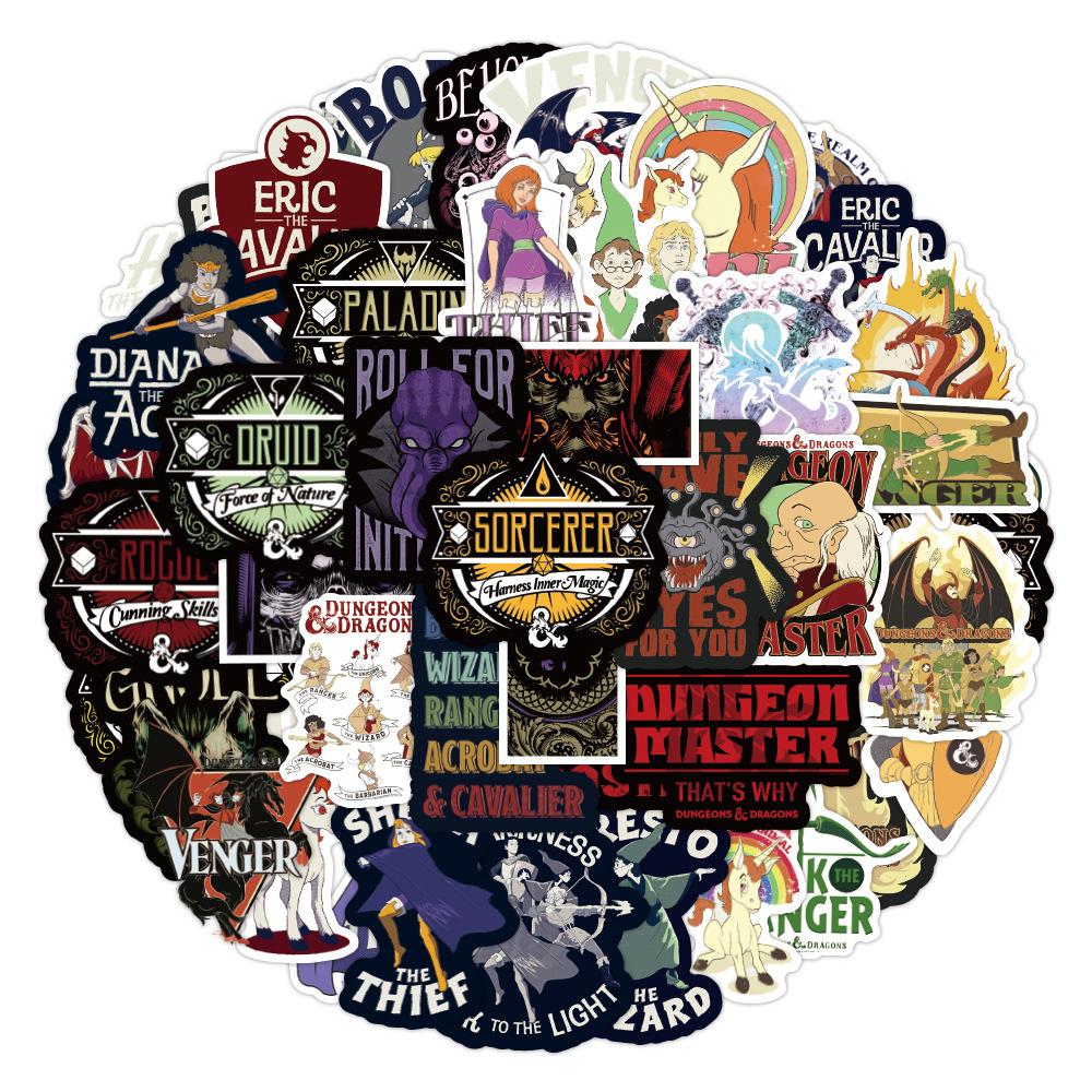 Dungeons and Dragons Stickers