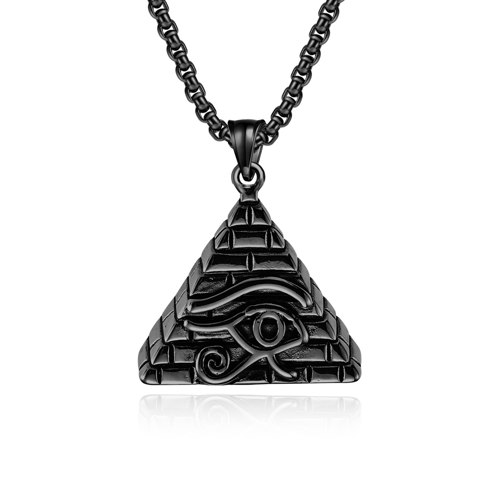 Pyramid Eye of Horus Necklace