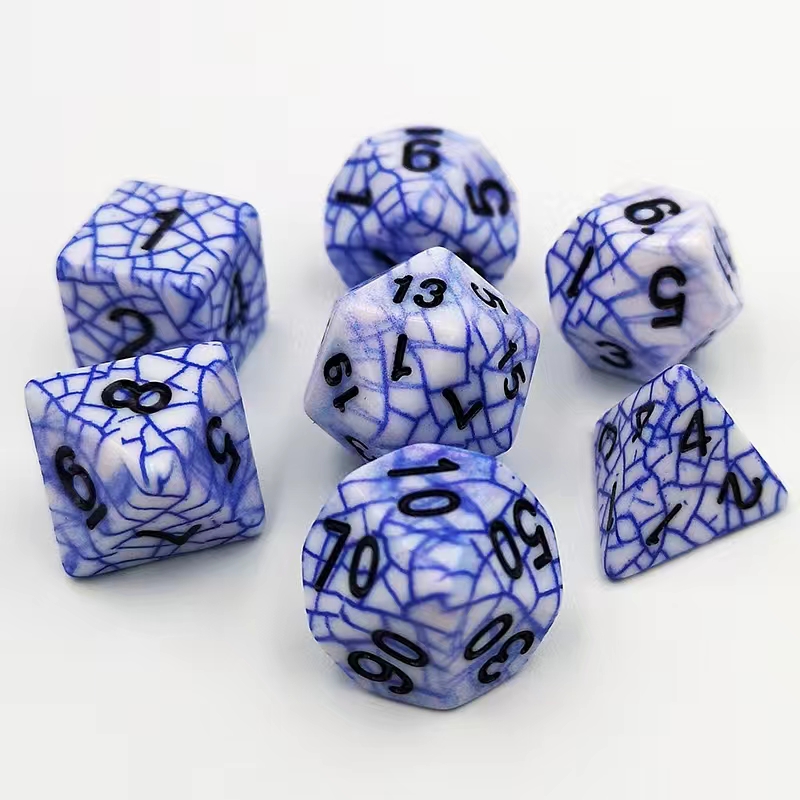 Spider Cracked Dice Set