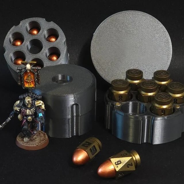 D6 Bullet Dice Crafts