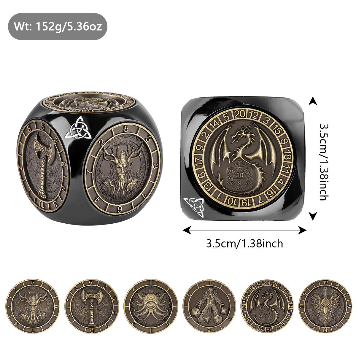 Rotating Orb Dice Generator