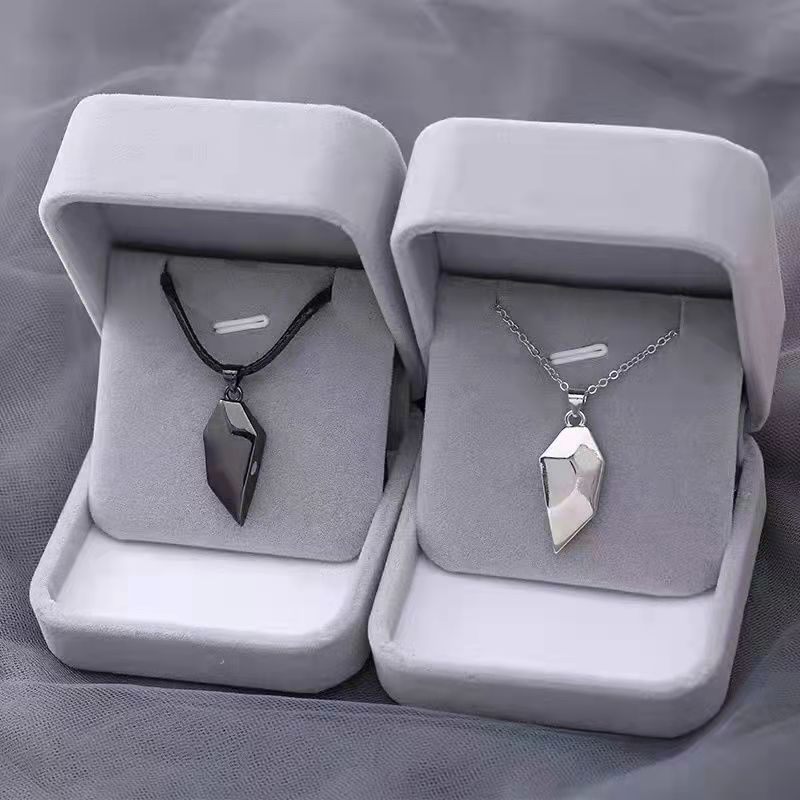 wishing stone couple necklace