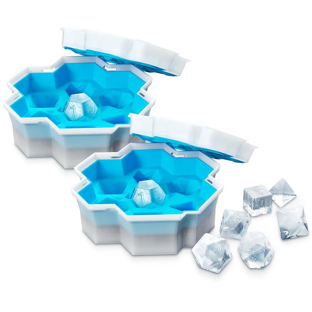 POLYHEDRAL ICE DICE CUBE TRAY