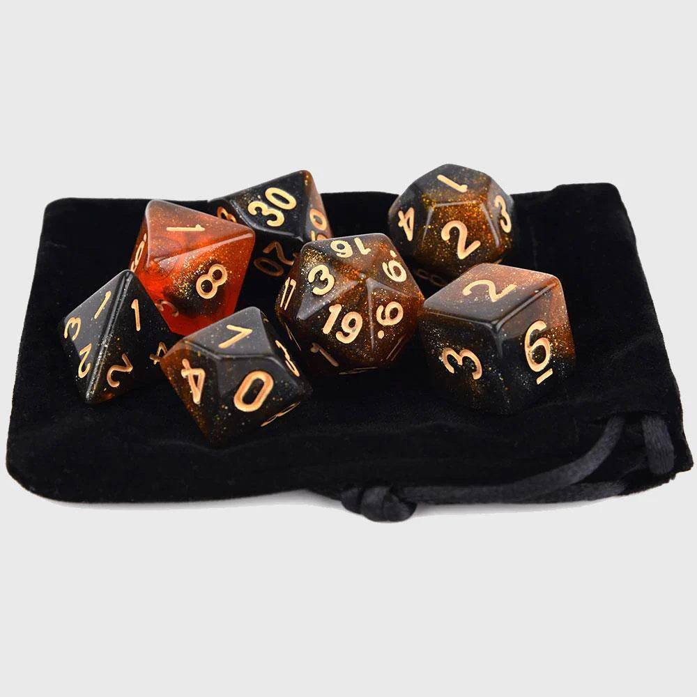 Galactic Space Butterfly Nebula Dice Sets