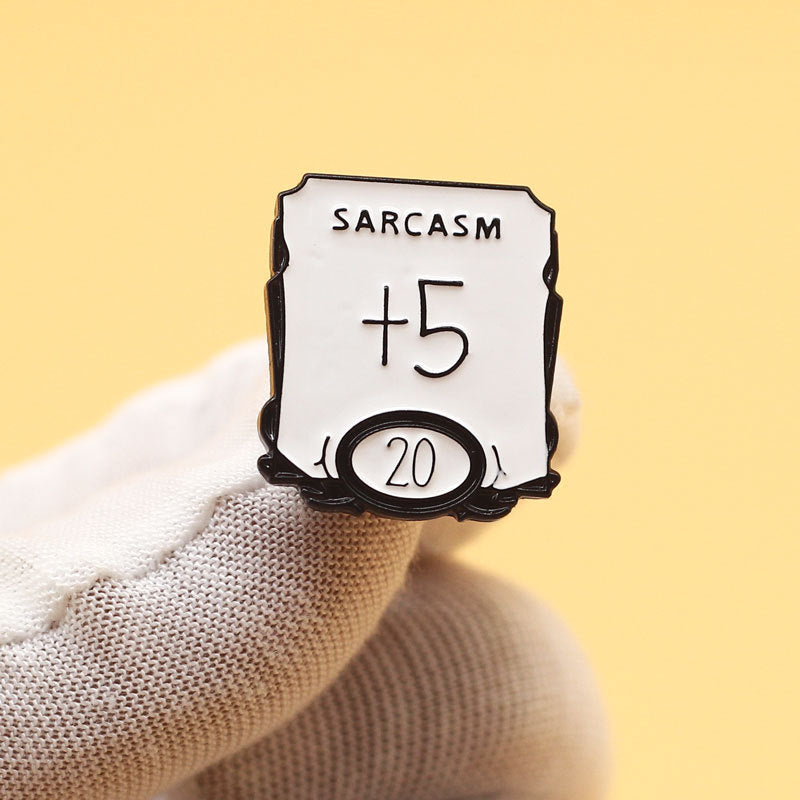 Sarcastic D&D Dungeons and Dragons Badge 