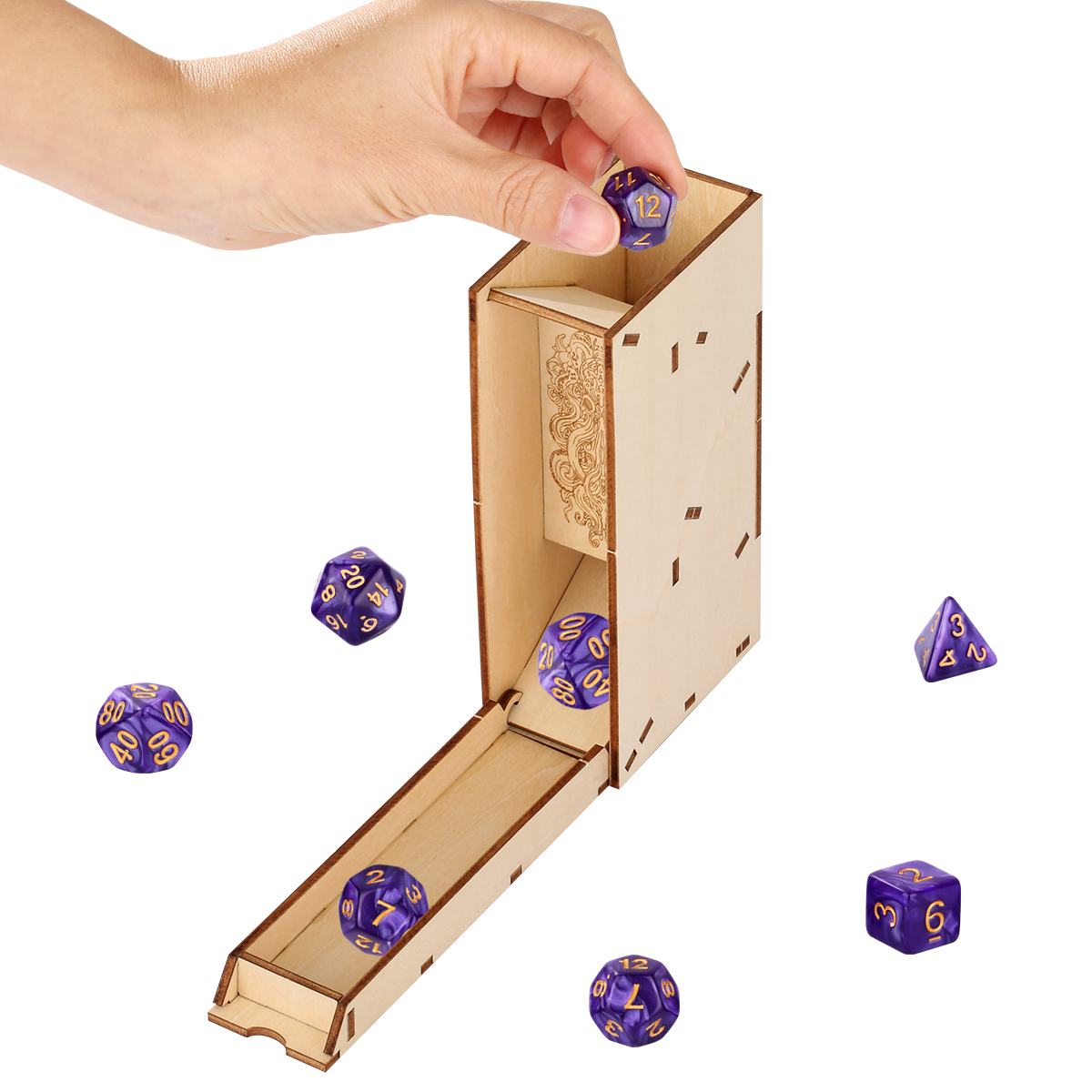 Dragon Dice Wooden Dice Tower
