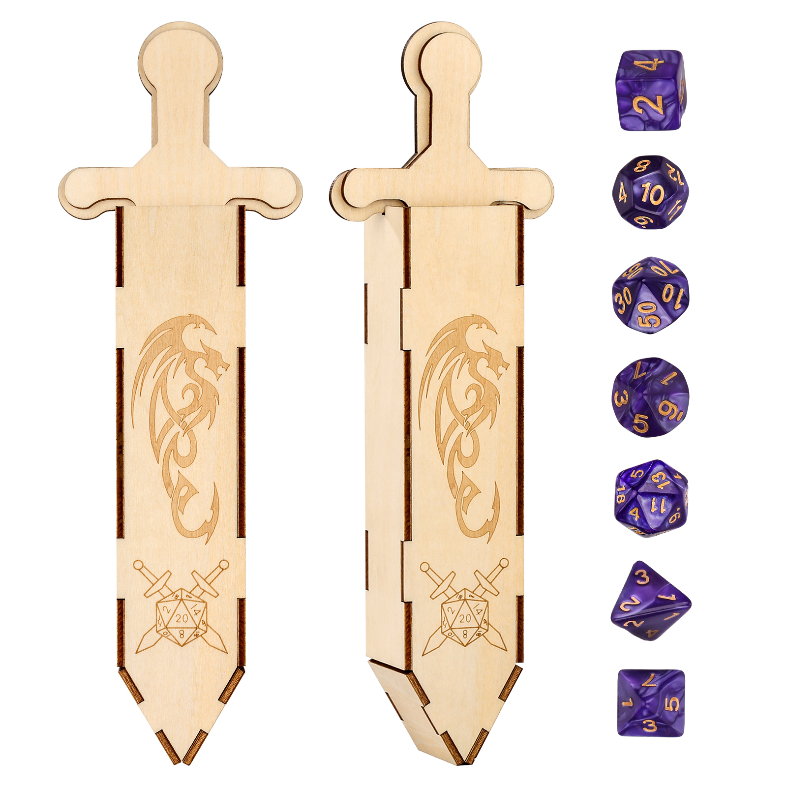 Sword Dice Storage Box-Dragon Tooth Blade