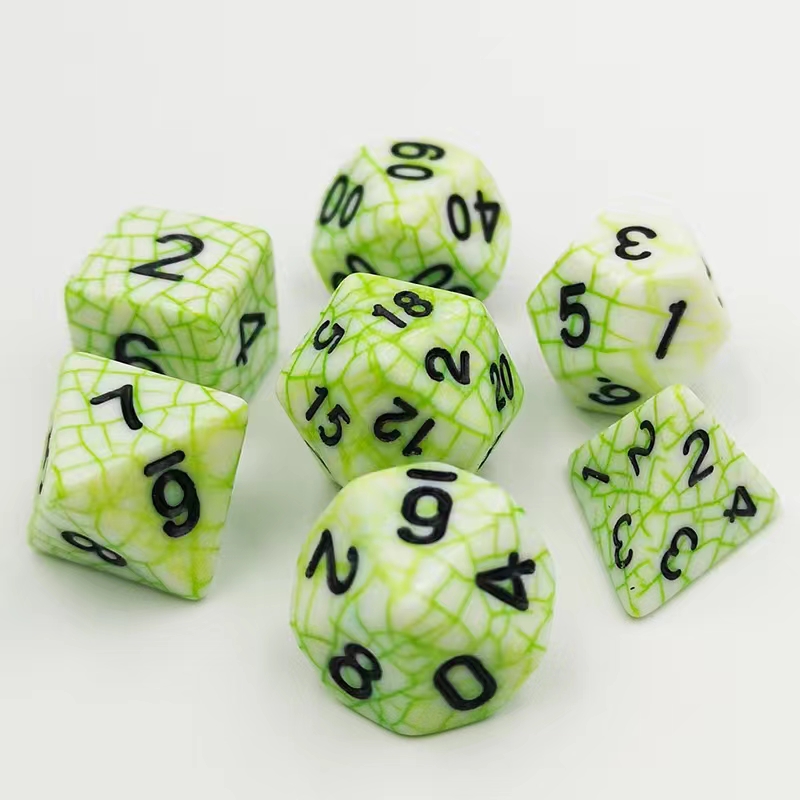 Spider Cracked Dice Set