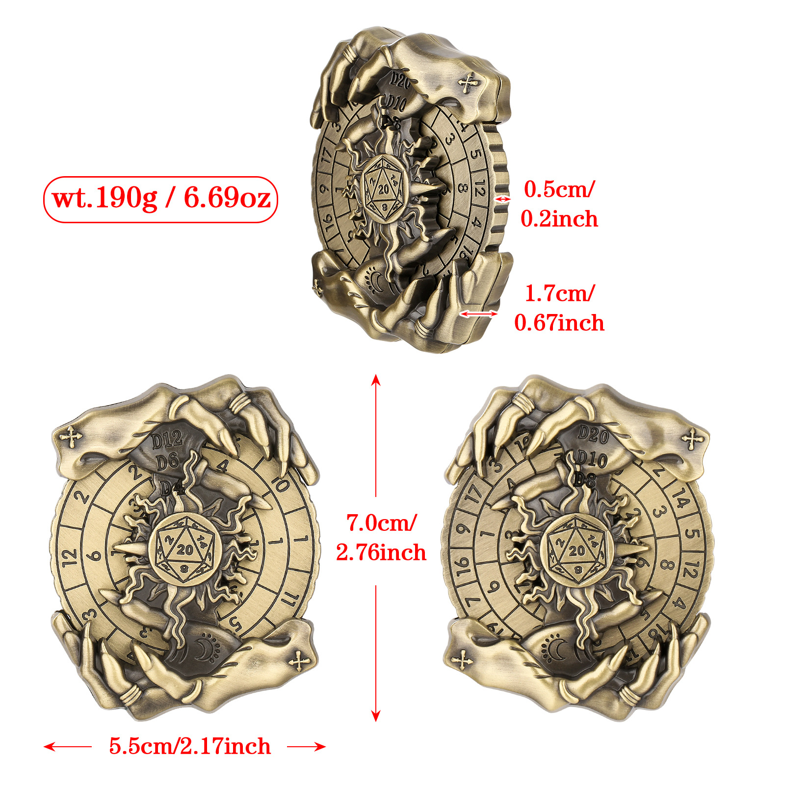 Magic Hand DND Dice Spinner