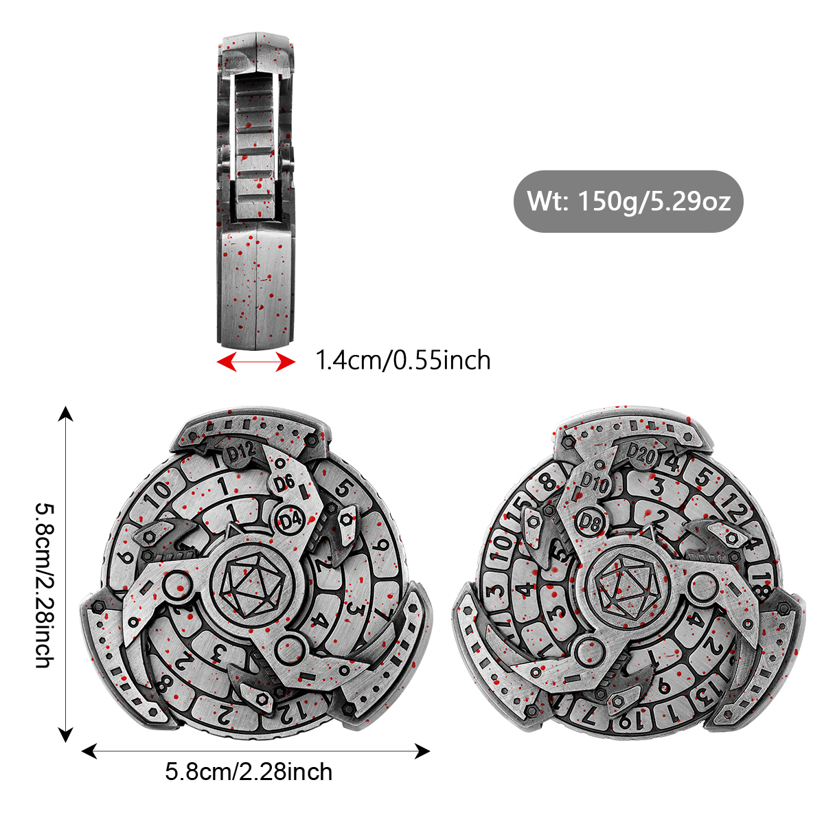 Tri-Spinner Dice Roller
