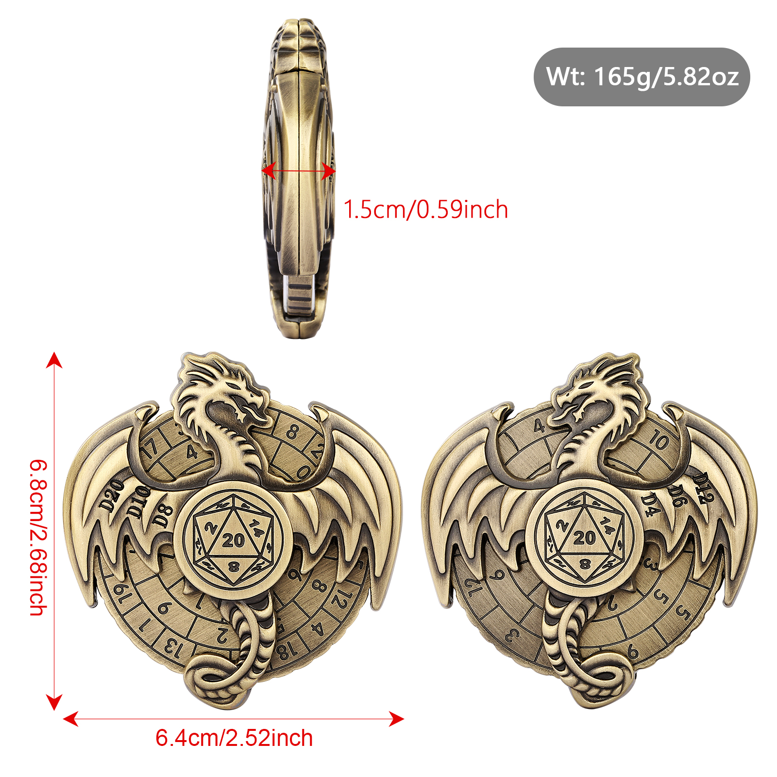 Winged Dragon Spinner Dice