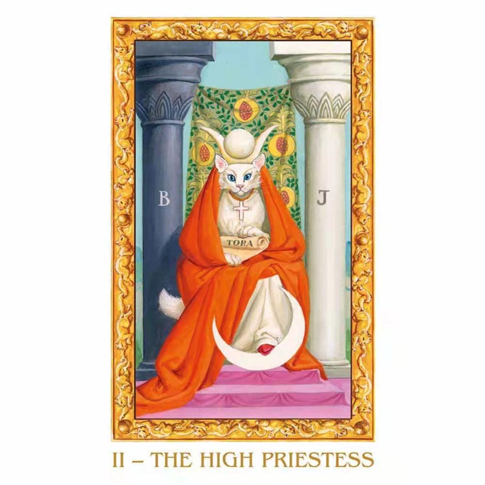 Tarot Of White Cats Card