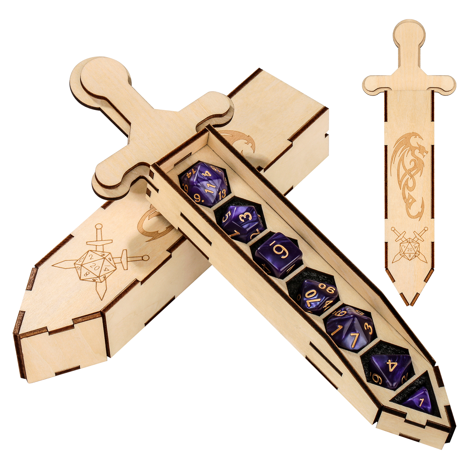 Sword Dice Storage Box-Dragon Tooth Blade