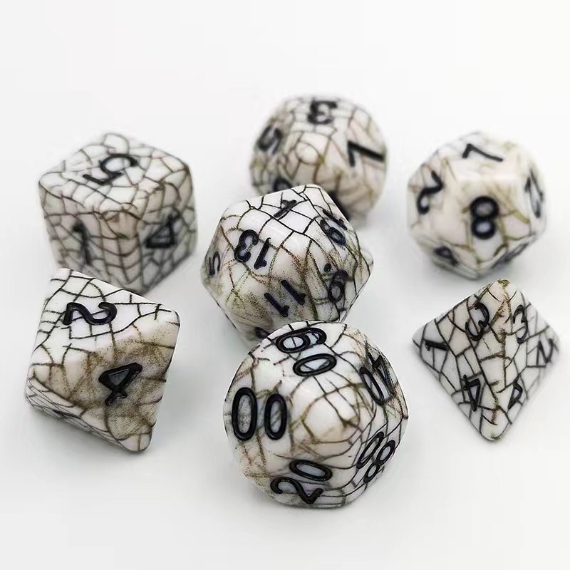 Spider Cracked Dice Set